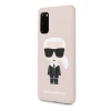 Чехол Karl Lagerfeld Fullbody Silicone Iconic для Samsung Galaxy S20 Light Pink (KLHCS62SLFKPI)