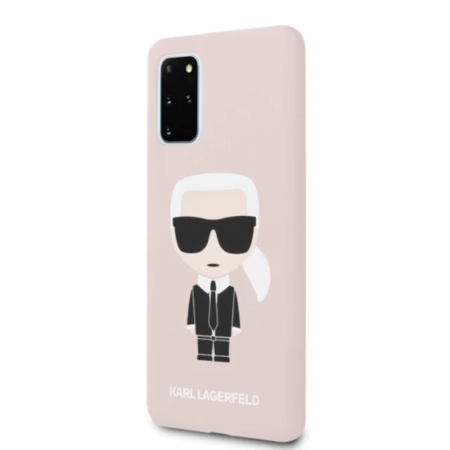 Чехол Karl Lagerfeld Fullbody Silicone Iconic для Samsung Galaxy S20 Plus Pink (KLHCS67SLFKPI)