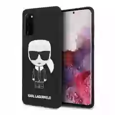 Чехол Karl Lagerfeld Fullbody Silicone Iconic для Samsung Galaxy S20 Black (KLHCS62SLFKBK)