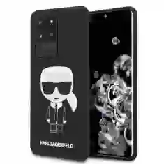 Чохол Karl Lagerfeld Fullbody Silicone Iconic для Samsung Galaxy S20 Ultra Black (KLHCS69SLFKBK)