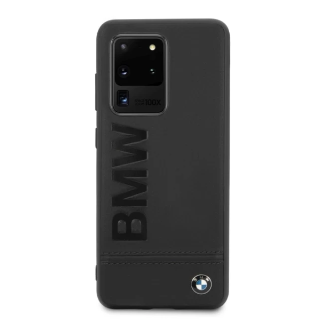 Чохол BMW для Samsung Galaxy S20 Ultra G988 Signature Logo Imprint Black (BMHCS69LLSB)