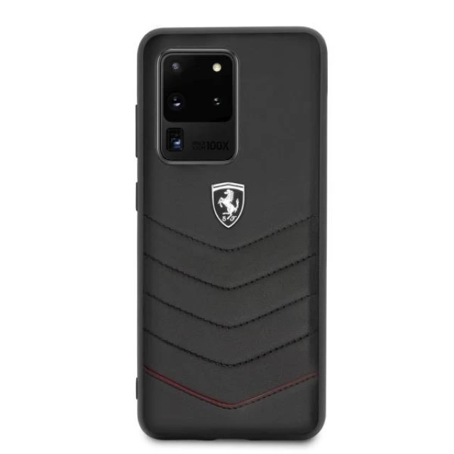 Чохол Ferrari для Samsung Galaxy S20 Ultra G988 Heritage Black (FEHQUHCS69BK)