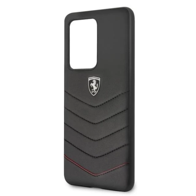 Чехол Ferrari для Samsung Galaxy S20 Ultra G988 Heritage Black (FEHQUHCS69BK)