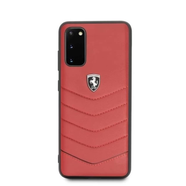Чехол Ferrari для Samsung Galaxy S20 G980 Heritage Red (FEHQUHCS62RE)