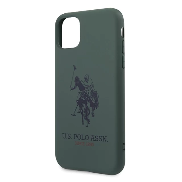Чохол U.S. Polo Assn для iPhone 11 Silicone Collection Green (USHCN61SLHRGN)