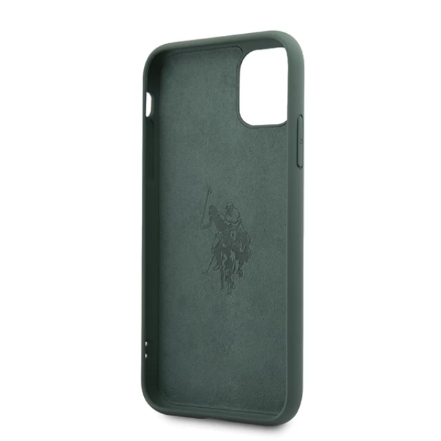 Чохол U.S. Polo Assn для iPhone 11 Silicone Collection Green (USHCN61SLHRGN)