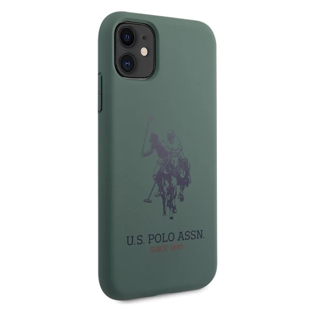 Чохол U.S. Polo Assn для iPhone 11 Silicone Collection Green (USHCN61SLHRGN)