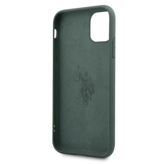 Чохол U.S. Polo Assn Silicone Collection для iPhone 11 Pro Max Green (USHCN65SLHRGN)