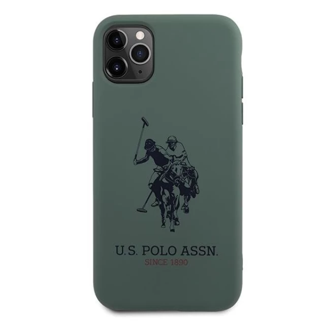 Чохол U.S. Polo Assn Silicone Collection для iPhone 11 Pro Max Green (USHCN65SLHRGN)