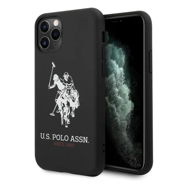 Чехол U.S. Polo Assn Silicone Collection для iPhone 11 Pro Black (USHCN58SLHRBK)