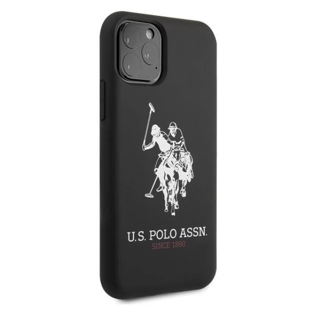 Чехол U.S. Polo Assn Silicone Collection для iPhone 11 Pro Black (USHCN58SLHRBK)
