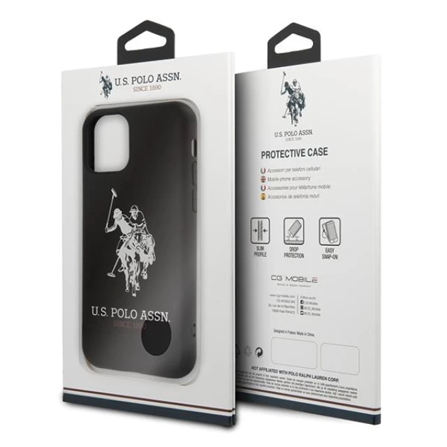 Чохол U.S. Polo Assn Silicone Collection для iPhone 11 Pro Black (USHCN58SLHRBK)