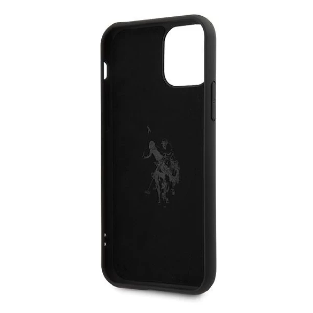 Чехол U.S. Polo Assn Silicone Collection для iPhone 11 Pro Max Black (USHCN65SLHRBK)