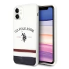 Чехол U.S. Polo Assn для iPhone 11 Tricolor Pattern Collection White (USHCN61PCSTRB)