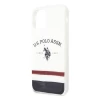 Чехол U.S. Polo Assn для iPhone 11 Tricolor Pattern Collection White (USHCN61PCSTRB)