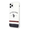 Чехол U.S. Polo Assn Tricolor Pattern Collection для iPhone 11 Pro Max White (USHCN65PCSTRB)