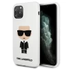 Чохол Karl Lagerfeld Silicone Iconic для iPhone 11 Pro White (KLHCN58SLFKWH)