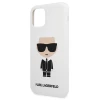 Чехол Karl Lagerfeld Silicone Iconic для iPhone 11 Pro White (KLHCN58SLFKWH)