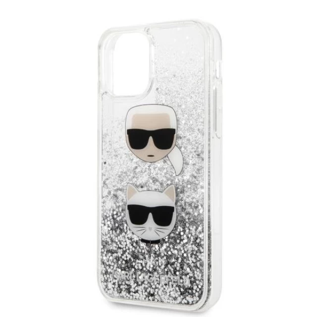 Чехол Karl Lagerfeld Karl and Choupette для iPhone 11 Pro Max Silver (KLHCN65KCGLSL)