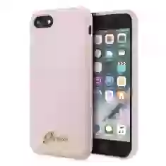 Чехол Guess Silicone Vintage Gold Logo для iPhone 7 | 8 | SE 2022/2020 Light Pink (GUHCI8LSLMGLP)