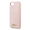 Чохол Guess Silicone Vintage Gold Logo для iPhone 7 | 8 | SE 2022/2020 Light Pink (GUHCI8LSLMGLP)