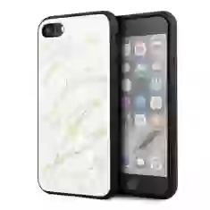 Чехол Guess Glitter Marble Glass для iPhone 7 | 8 | SE 2022/2020 White (GUHCI8MGGWH)