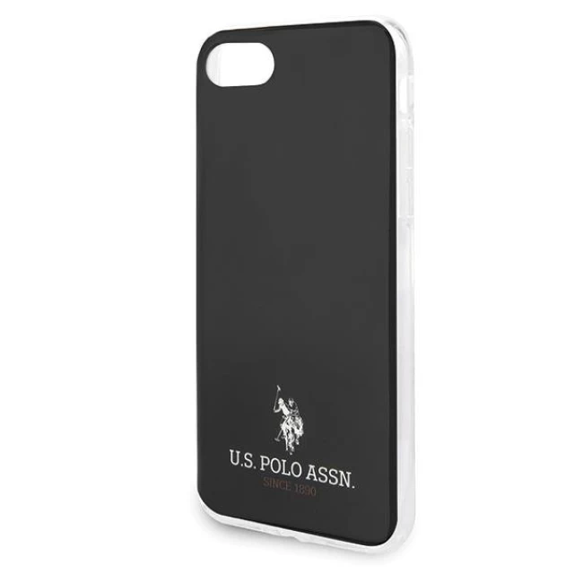 Чехол U.S. Polo Assn Shiny Big Logo для iPhone SE 2020/8/7 Black (USHCI8TPUBK)