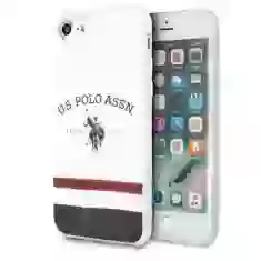 Чехол U.S. Polo Assn Tricolor Pattern Collection для iPhone SE 2020/8/7 White (USHCI8PCSTRB)