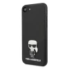 Чохол Karl Lagerfeld Saffiano Iconic Metal для iPhone SE 2020/8/7 Black (KLHCI8IKFBMBK)