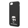 Чехол Karl Lagerfeld Saffiano Iconic Metal для iPhone SE 2020/8/7 Black (KLHCI8IKFBMBK)