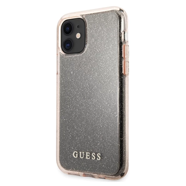 Чохол Guess Glitter для iPhone 11 Pink (GUHCN61PCGLPI)