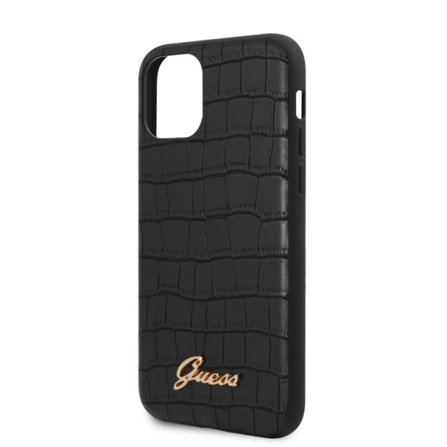 Чохол Guess Croco Collection для iPhone 11 Pro Black (GUHCN58PCUMLCRBK)