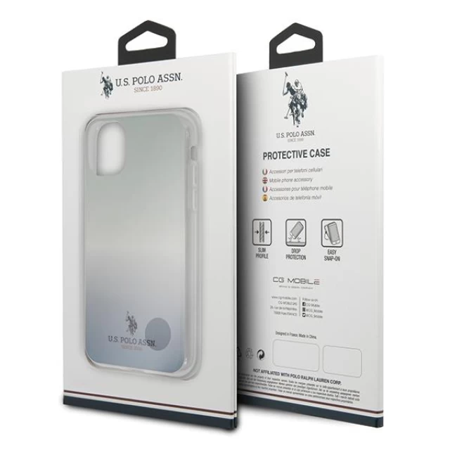 Чохол U.S. Polo Assn Gradient Pattern Collection для iPhone 11 Pro Max Blue (USHCN65TRDGLB)