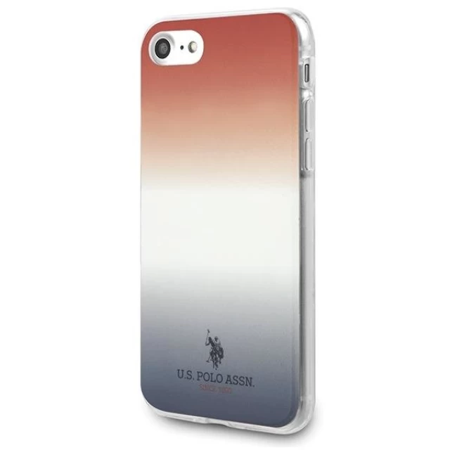 Чехол U.S. Polo Assn Gradient Pattern Collection для iPhone SE 2020/8/7 Blue Red (USHCI8TRDGRB)