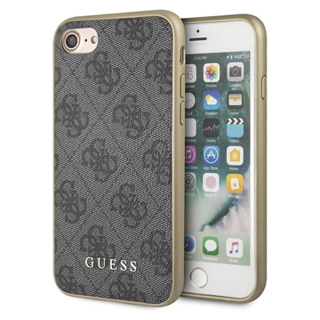 Чехол Guess 4G Collection для iPhone SE 2020/8/7 Grey (GUHCI8G4GG)