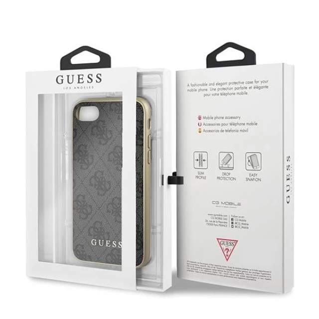 Чохол Guess 4G Collection для iPhone SE 2020/8/7 Grey (GUHCI8G4GG)