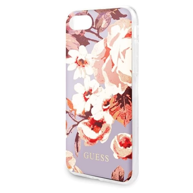 Чохол Guess Flower Collection для iPhone SE 2020/8/7 Lilac (GUHCI8PCUTRFL02)