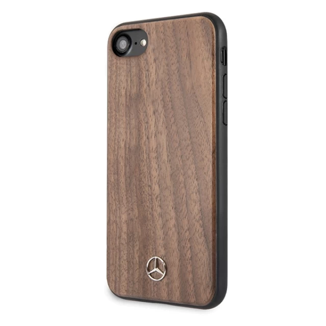 Чохол Mercedes Wood Line Walnut для iPhone 8 | 7 | SE 2022/2020 Brown (MEHCI8VWOLB)
