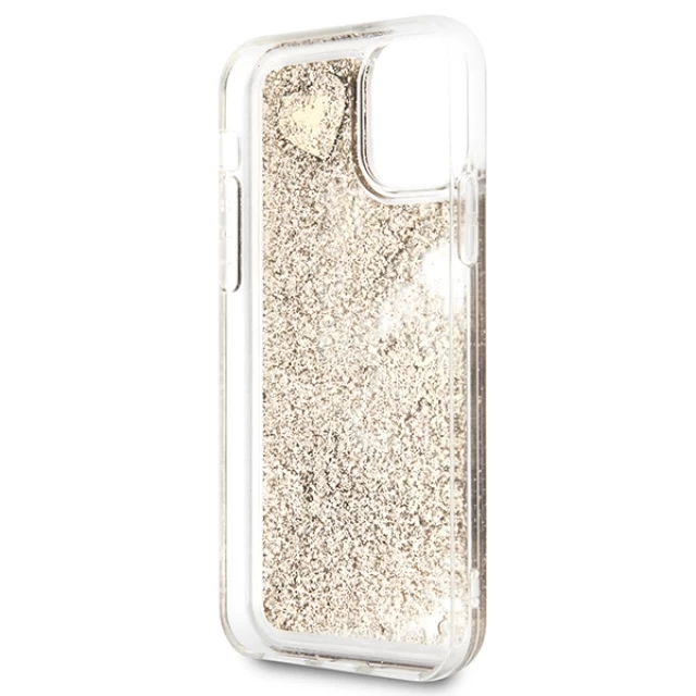 Чехол Guess Glitter Charms для iPhone 11 Gold (GUOHCN61GLHFLGO)
