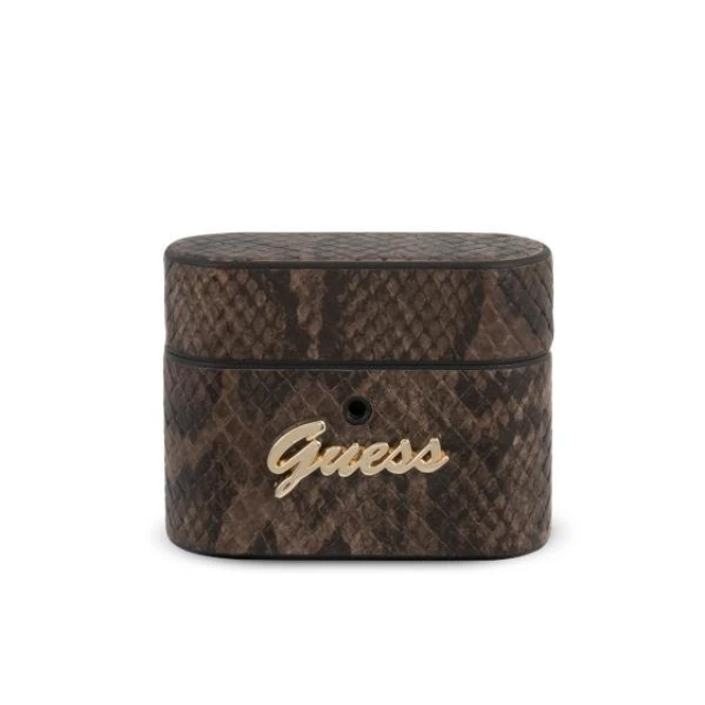 Чехол Guess Python Collection для AirPods Pro Brown (GUACAPPUSNSMLBR)