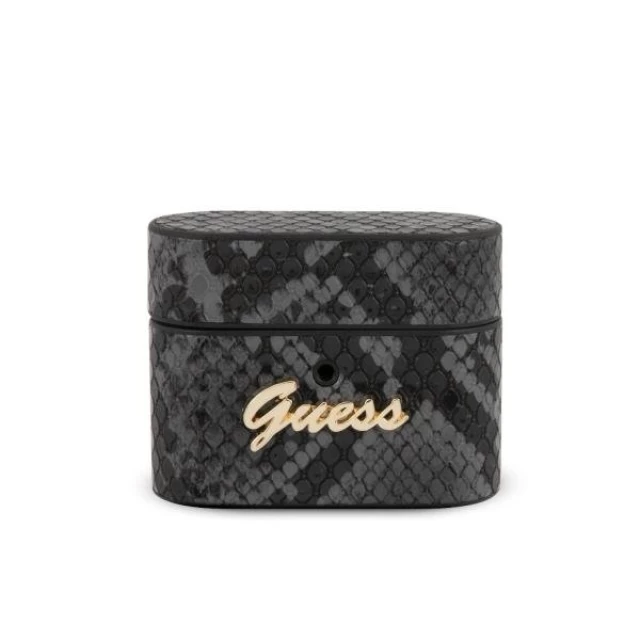 Чехол Guess Python Collection для AirPods Pro Black (GUACAPPUSNSMLBK)