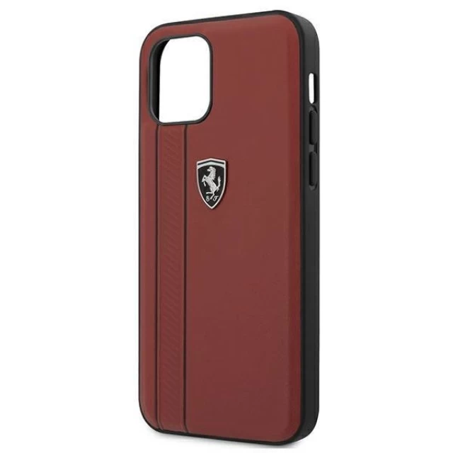 Чохол Ferrari для iPhone 12 | 12 Pro Off Track Stripes Red (FEODIHCP12MRE)