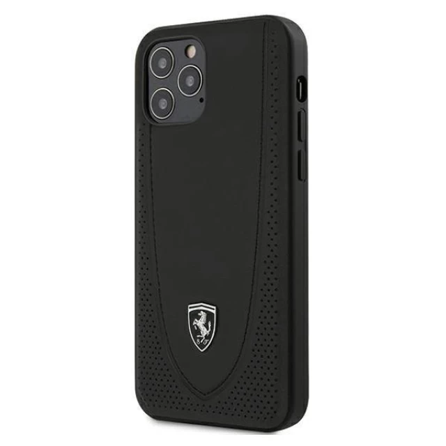 Чохол Ferrari для iPhone 12 | 12 Pro Off Track Perforated Black (FEOGOHCP12MBK)