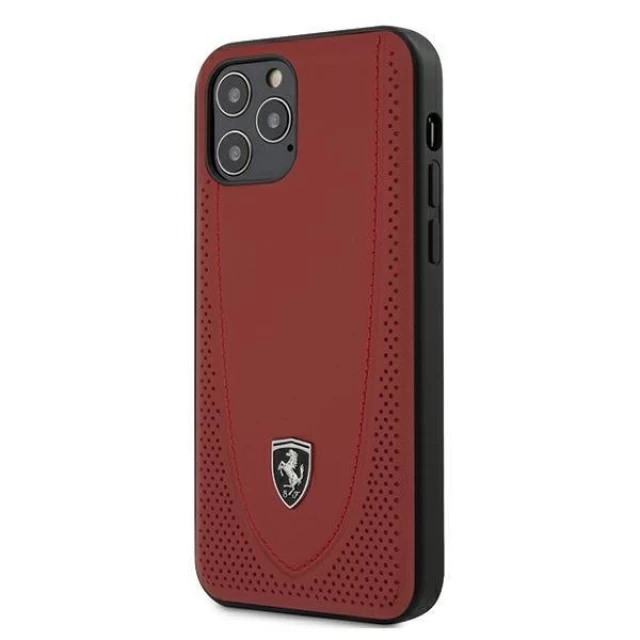 Чехол Ferrari для iPhone 12 | 12 Pro Off Track Perforated Red (FEOGOHCP12MRE)