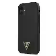 Чохол Guess Saffiano Triangle Metal Logo для iPhone 12 mini Black (GUHCP12SVSATMLBK)