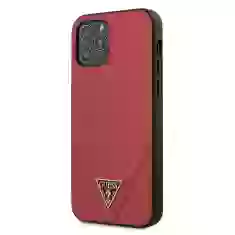 Чохол Guess Saffiano для iPhone 12 | 12 Pro Red (GUHCP12MVSATMLRE)