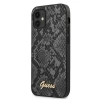 Чехол Guess Script Python Collection для iPhone 12 mini Black (GUHCP12SPUSNSMLBK)