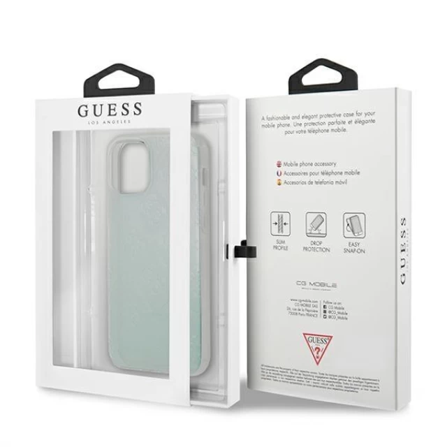 Чехол Guess Pattern Collection для iPhone 12 Pro Max Iridescent (GUHCP12L3D4GIRBL)