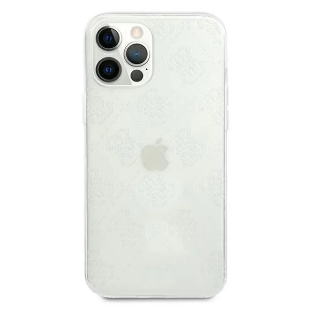 Чехол Guess Pattern Collection для iPhone 12 | 12 Pro Transparent (GUHCP12M3D4GTR)
