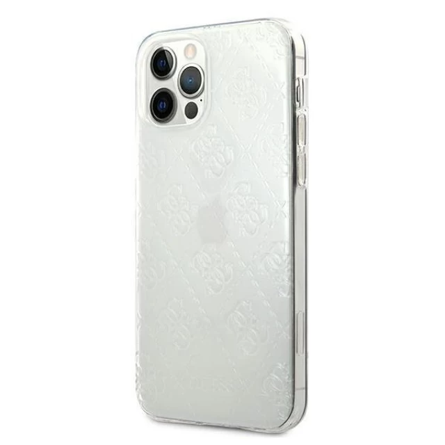 Чехол Guess Pattern Collection для iPhone 12 Pro Max Transparent (GUHCP12L3D4GTR)
